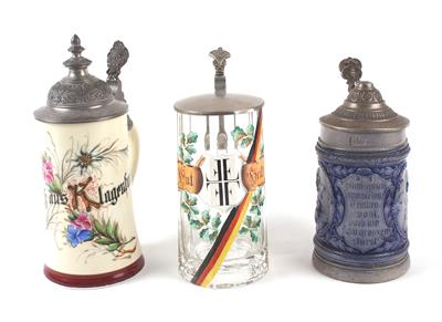 3 Bierkrüge - Art and antiques