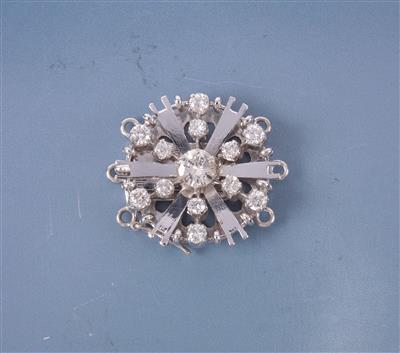 Brillantschließe zus. ca. 0,65 ct - Arte e antiquariato