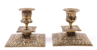 Paar Kerzenständer - Jewellery, Works of Art and art