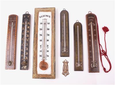 7 verschiedene Thermometer - Gioielli, arte e antiquariato