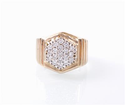 Brillant Herrenring ca 0,70 ct - Gioielli, arte e antiquariato