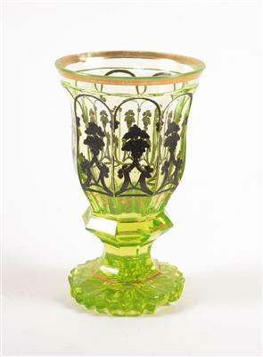 Biedermeier Fußbecher um 1830 - Art and antiques