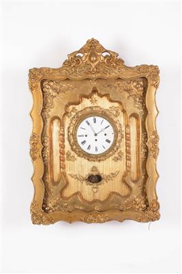 Spätbiedermeier-Rahmenuhr - Art and antiques