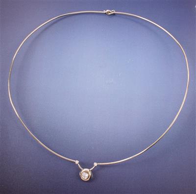 Diamant/Brillant Halsspange - Jewellery, Works of Art and art