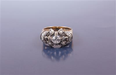 Brillant/Diamantring zus. ca. 0,50 ct - Gioielli, arte e antiquariato