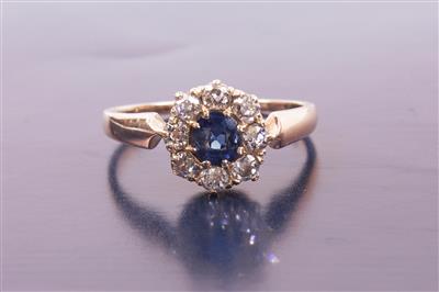 Diamant/Saphirring - Klenoty, umění a starožitnosti