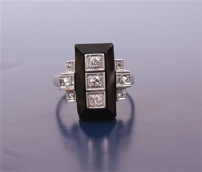 Diamant-Ring zus. ca. 0,30 ct - Klenoty, umění a starožitnosti