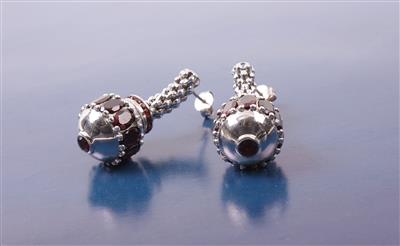 Granat-Ohrsteckgehänge - Jewellery, Works of Art and art
