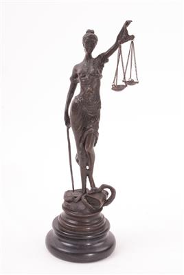 "Justitia" (römische Göttin der Gerechtigkeit), - Gioielli, arte e antiquariato
