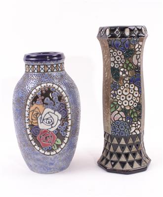 2 Dekorative Vasen - Jewellery, Works of Art and art