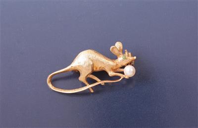 Brosche "Ratte" - Jewellery, Works of Art and art