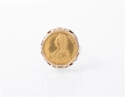 Medaillen-Ring "Kaiserin und Königin Maria Theresia" - Klenoty, umění a starožitnosti