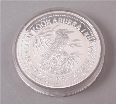 Silbermünze Australien Kookaburra 1 Kilo - Gioielli, arte e antiquariato