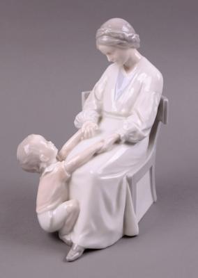"Mutter mit Kind", 1. Viertel 20. Jhdt., - Gioielli, arte e antiquariato