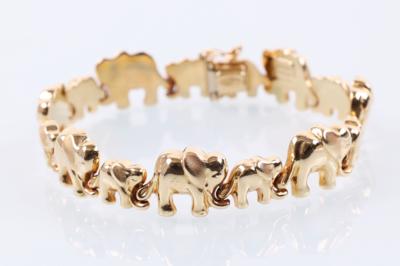 Armkette "Elefanten" - Jewellery, antiques and art