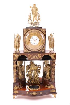 Spätempire-Kommodenuhr (Automat), österreich um 1800/10, - Klenoty, umění a starožitnosti