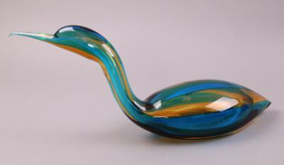 Wasservogel, Murano/Italien, 2. Hälfte 20. Jhdt., - Jewellery, antiques and art