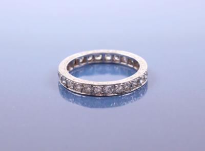 Brillant-Memoryring zus. ca. 0,90 ct - Schmuck, Kunst & Antiquitäten