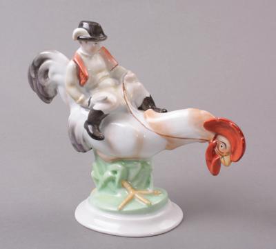Dekorative Figur, ungarisches Porzellan, Marke Herend - Schmuck, Kunst & Antiquitäten
