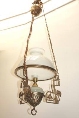 Zugluster, um 1900 (ehemals Petroleumlampe), - Umění do 500 €