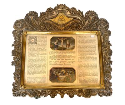 Spätbarocke Kanontafel, - Gioielli, arte e antiquariato