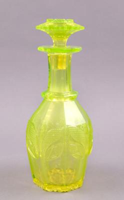 Stöpselflasche, Böhmen um 1830/40, - Schmuck, Kunst & Antiquitäten