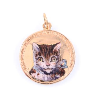 Anhänger "Katze" - Jewellery, antiques and art