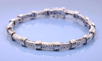 Brillant-Armband zus. ca. 0,70 ct - Gioielli, arte e antiquariato