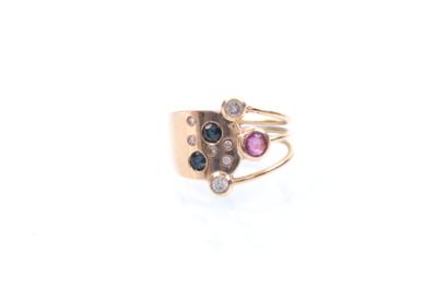 Brillant/Diamant/Rubin/Saphir Ring - Jewellery, antiques and art
