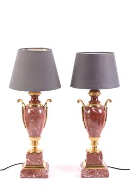 Paar Tischlampen, in klassizistischem Stil, - Schmuck, Kunst & Antiquitäten