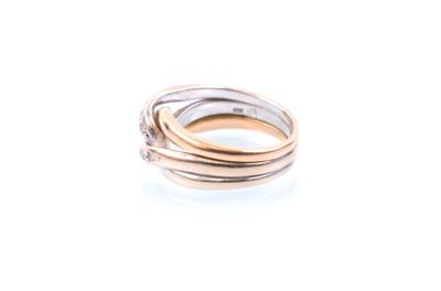 Brillant Ring zus. ca. 0,10 ct - Gioielli, arte e antiquariato