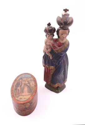 Madonna mit Kind, alpenländisch 19. Jhdt. - Gioielli, arte e antiquariato