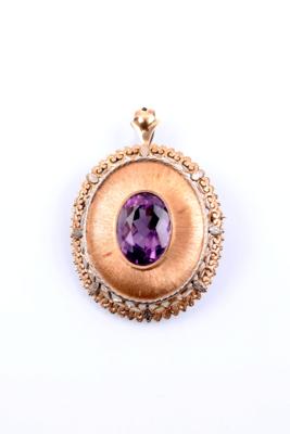 Amethyst Anhänger/Brosche - Jewellery, Works of Art and art