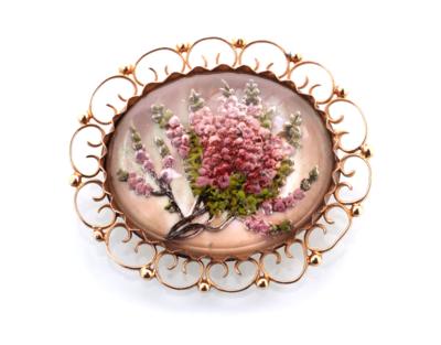 Blütenbrosche - Jewellery, Works of Art and art