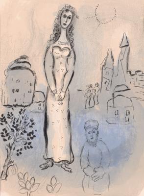 Marc Chagall (Witebsk 1889 - 1985 St. Paul de Vence) "Esther" - Klenoty, umění a starožitnosti
