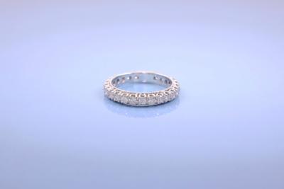 Brillantmemoryring zus. ca. 1,20 ct - Klenoty, umění a starožitnosti