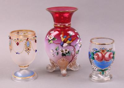 Fußbecher/Becher/Vase, - Schmuck, Kunst & Antiquitäten