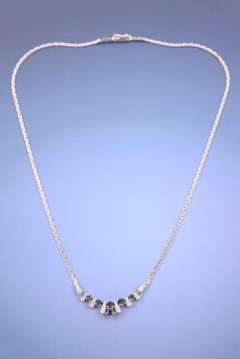 Diamant/Saphir-Collier - Gioielli, arte e antiquariato
