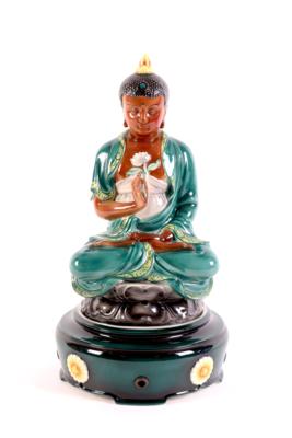 Dekorationsfigur Sitzender Buddha, - Jewellery, Works of Art and art