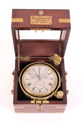 Schiffs-Chronometer "Enno Koppmann-Bremen Nr. 2002", - Jewellery, Works of Art and art