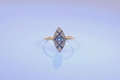 diamant/Saphirring - Jewelry, Art & Antiques