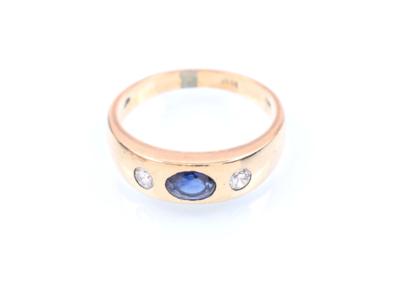 Brillant-Saphir-Ring - Šperky, umění a starožitnosti