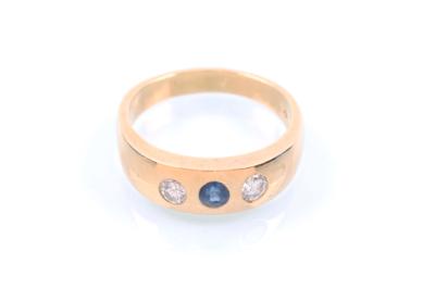 Brillant-Saphir-Ring - Šperky, umění a starožitnosti