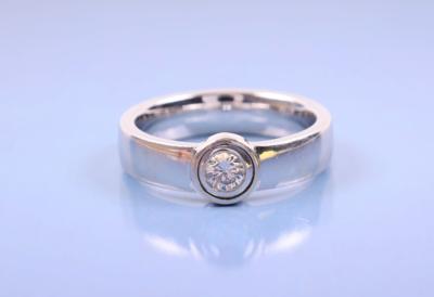 Brillantsolitär-Ring ca. 0,25 ct - Šperky, umění a starožitnosti
