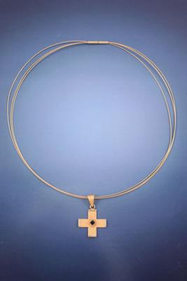 Kreuz an Halsreif - Gioielli, arte e antiquariato