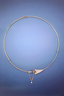 Brillant/Saphir-Collier - Šperky, umění a starožitnosti