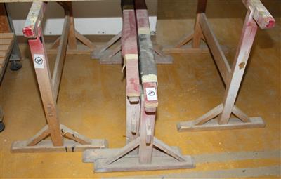 4 Schragerl (Stellböcke) - Maschinen zur Holzbearbeitung