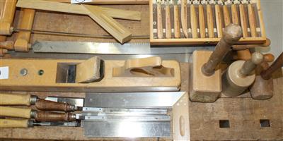 Konvolut Tischlerwerkzeug: - Macchine di lavorazione del legno