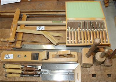 Konvolut Tischlerwerkzeug: - Woodworking machines