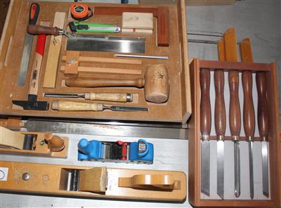 Konvolut Tischlerwerkzeug: - Woodworking machines